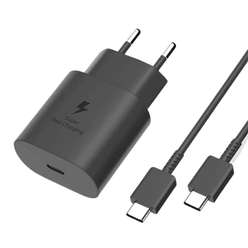 Snabbladdnings - kit Adapter & USB - C Kabel 45W - PhonePro.se