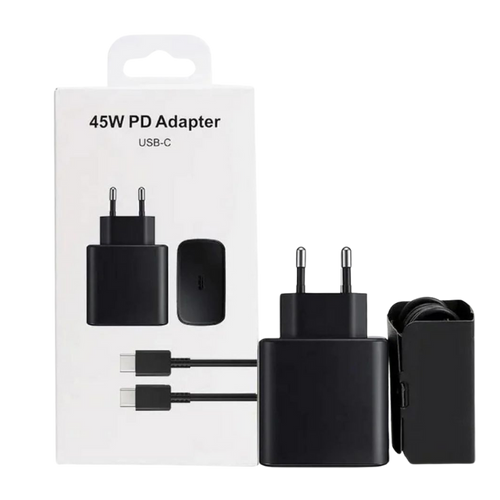 Snabbladdnings-kit Adapter & USB-C Kabel 45W