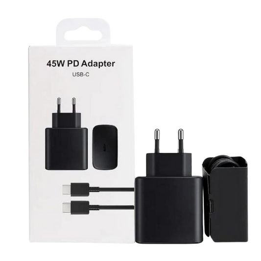 Snabbladdnings-kit Adapter & USB-C Kabel 45W